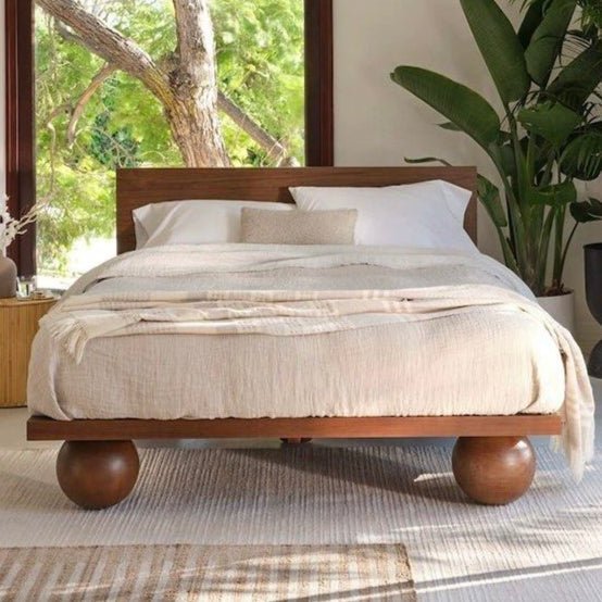 Kanso Japandi Solid Wood Bedframe - Exclusivia