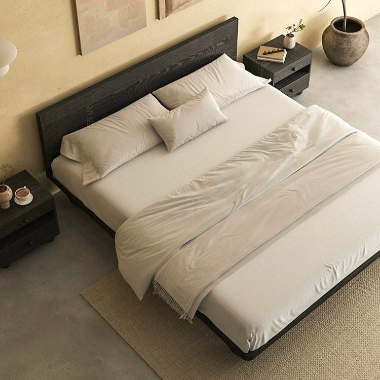 Kanso Japandi Solid Wood Bedframe - Exclusivia