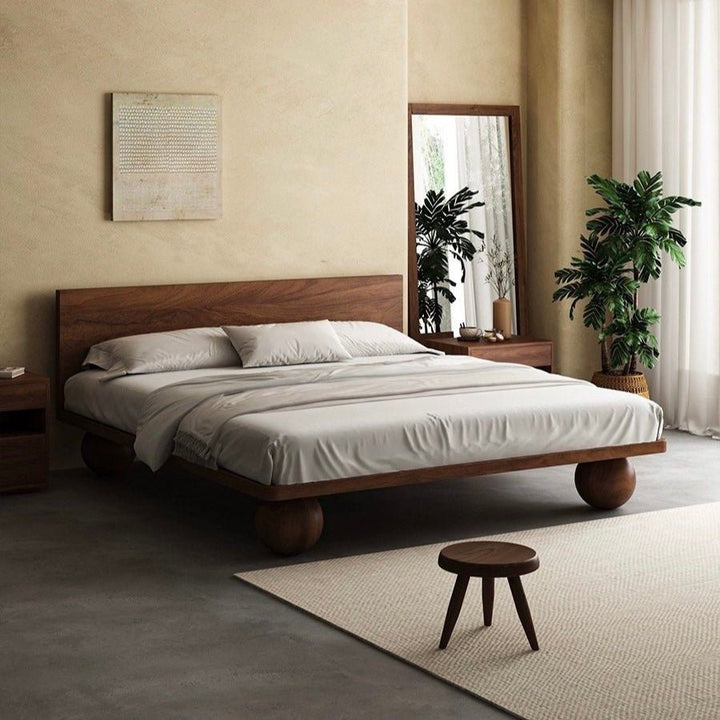 Kanso Japandi Solid Wood Bedframe - Exclusivia