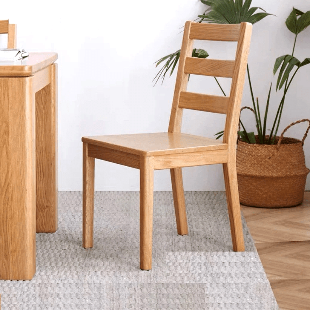 KATO Japandi Oak Wood Dining Table & Chairs - Exclusivia