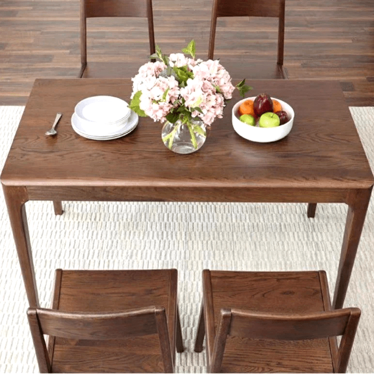 KATO Japandi Oak Wood Dining Table & Chairs - Exclusivia