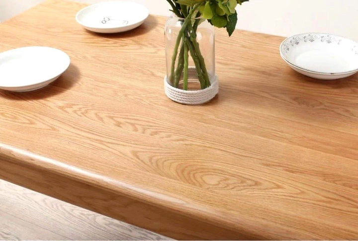 KATO Japandi Oak Wood Dining Table & Chairs - Exclusivia