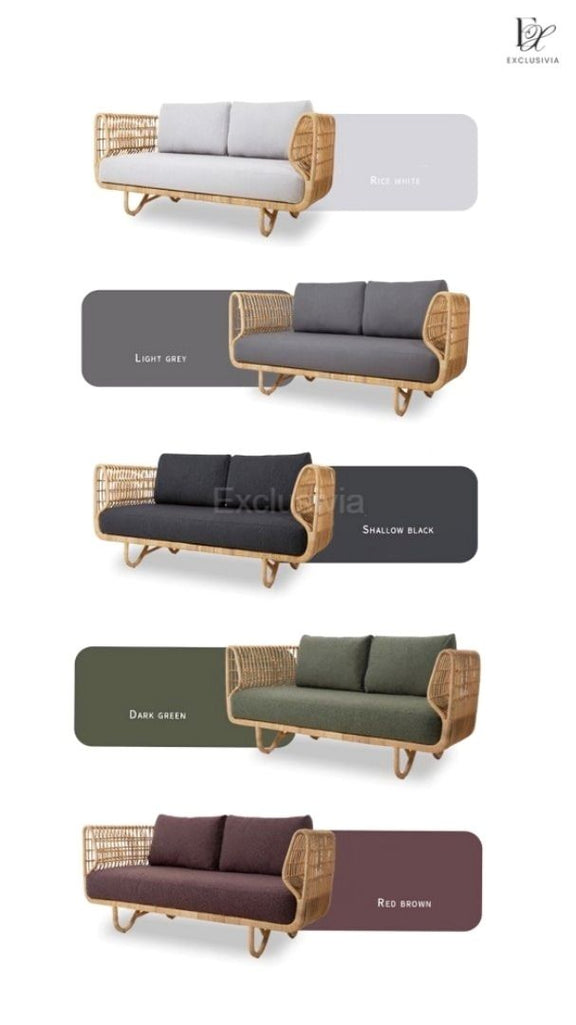 KEERIN Modern Outdoor Rattan Sofa - Exclusivia