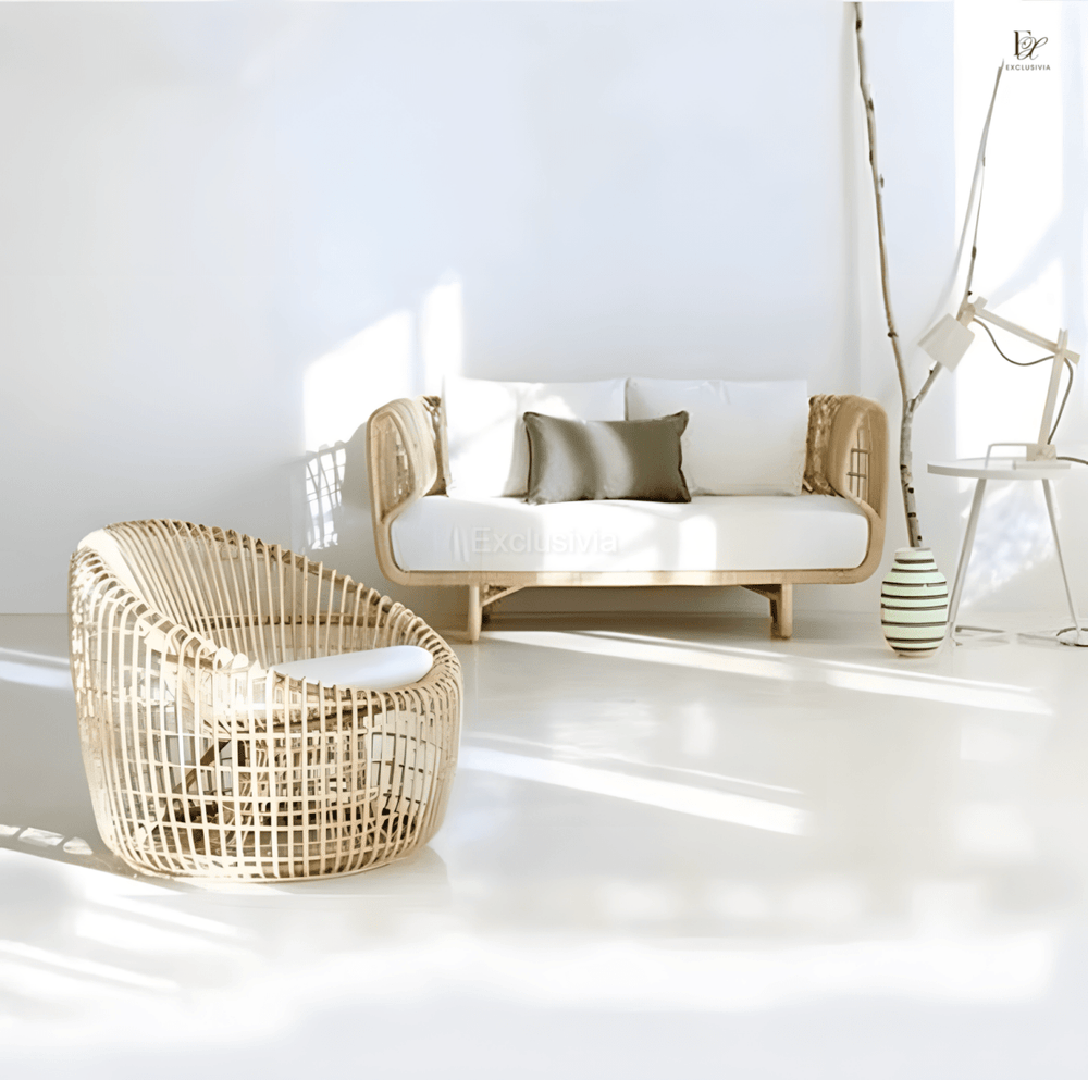 KEERIN Modern Outdoor Rattan Sofa - Exclusivia