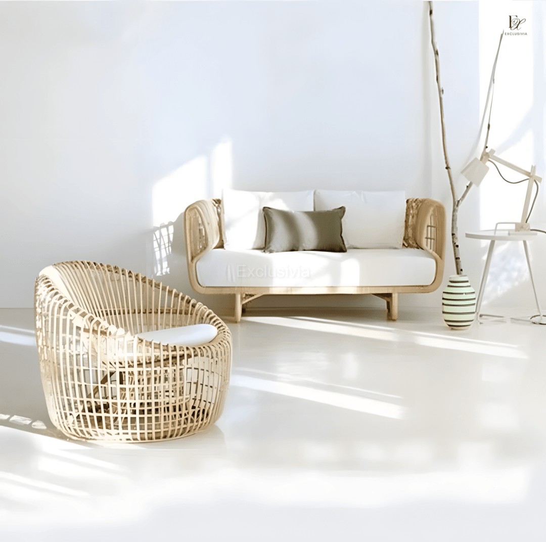 KEERIN Modern Outdoor Rattan Sofa - Exclusivia