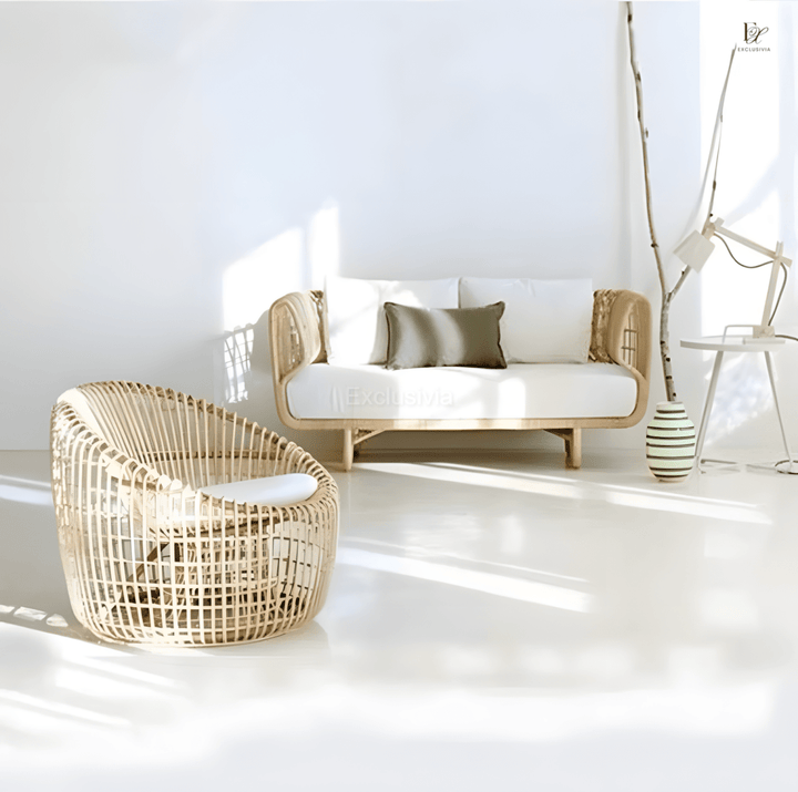 KEERIN Modern Outdoor Rattan Sofa - Exclusivia