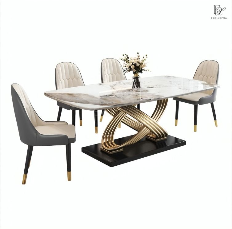 KOA Modern Sintered Stone Dining Table - Exclusivia