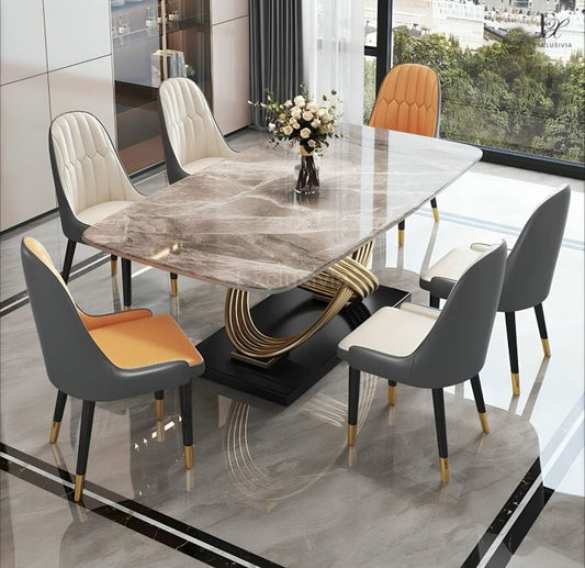 KOA Modern Sintered Stone Dining Table - Exclusivia