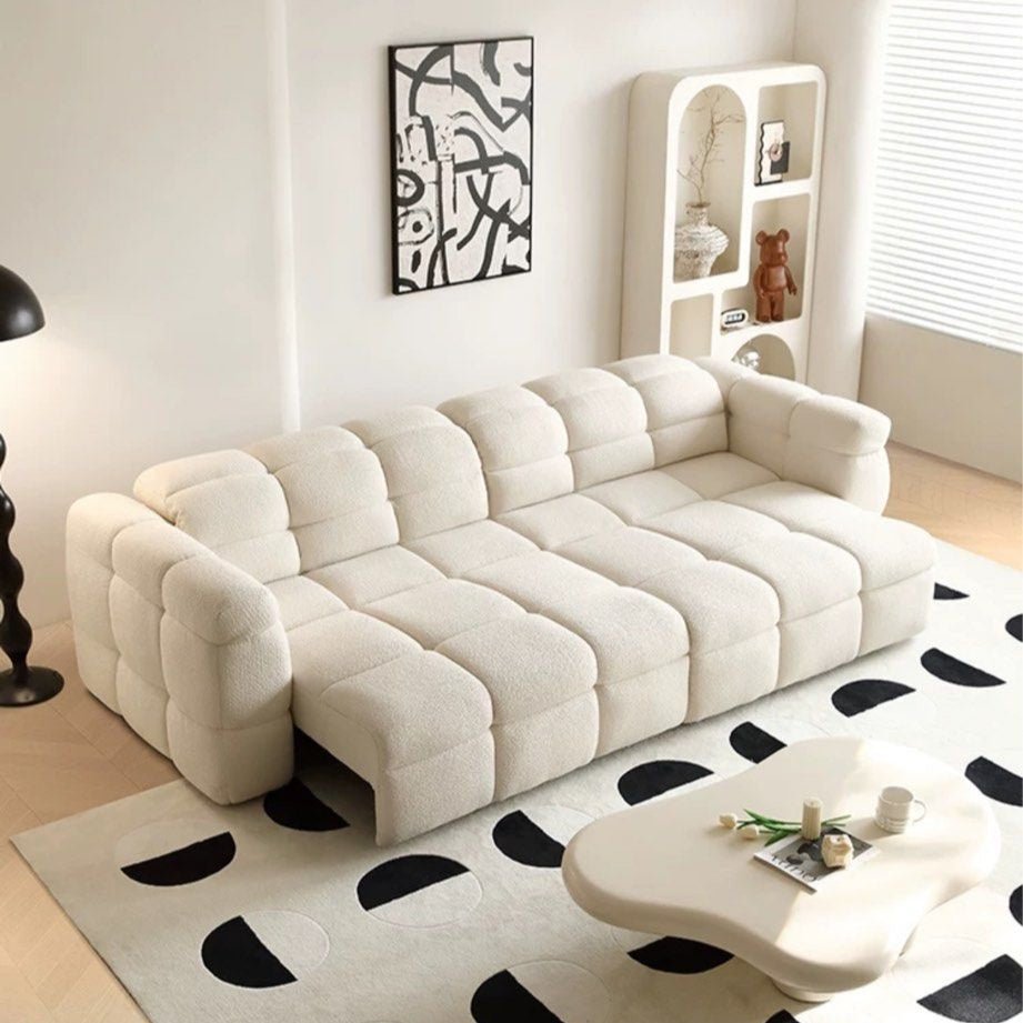 Kora Modern Electric Motorised Boucle Sofa - Exclusivia