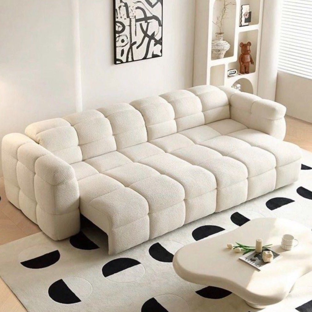 Kora Modern Electric Motorised Boucle Sofa - Exclusivia