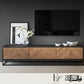 KRUKA Industrial Solid Wood TV Console - Exclusivia