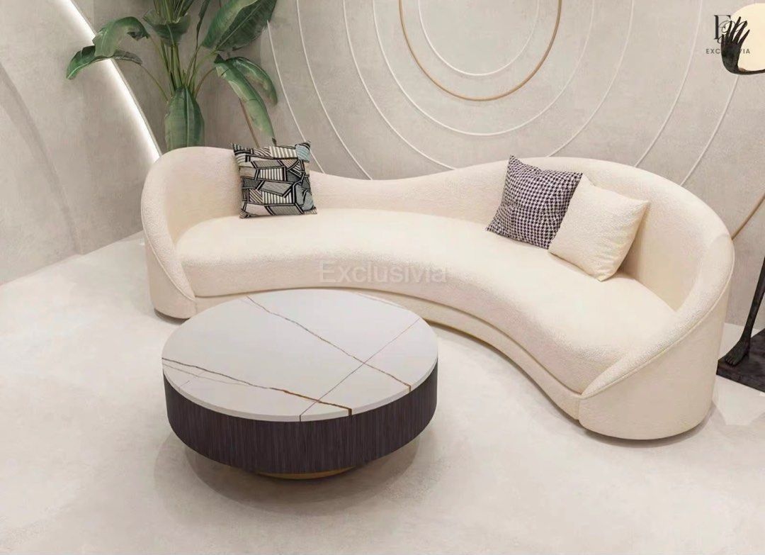 KYLA Modern Curved Sofa - Exclusivia