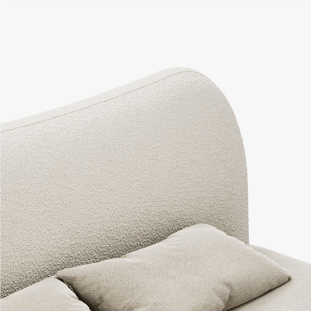 Lambra 175 cm Bouclé Diana Upholstered Bed - Exclusivia
