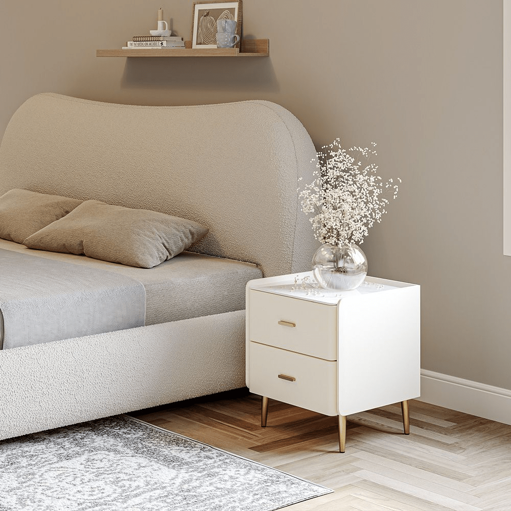 Lambra 175 cm Bouclé Diana Upholstered Bed - Exclusivia