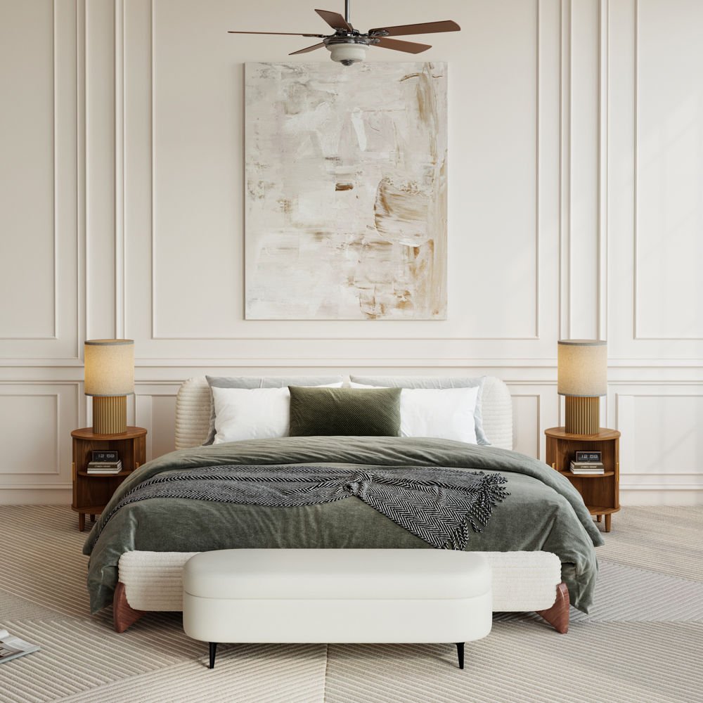 Lambra Upholstered Bed - Exclusivia