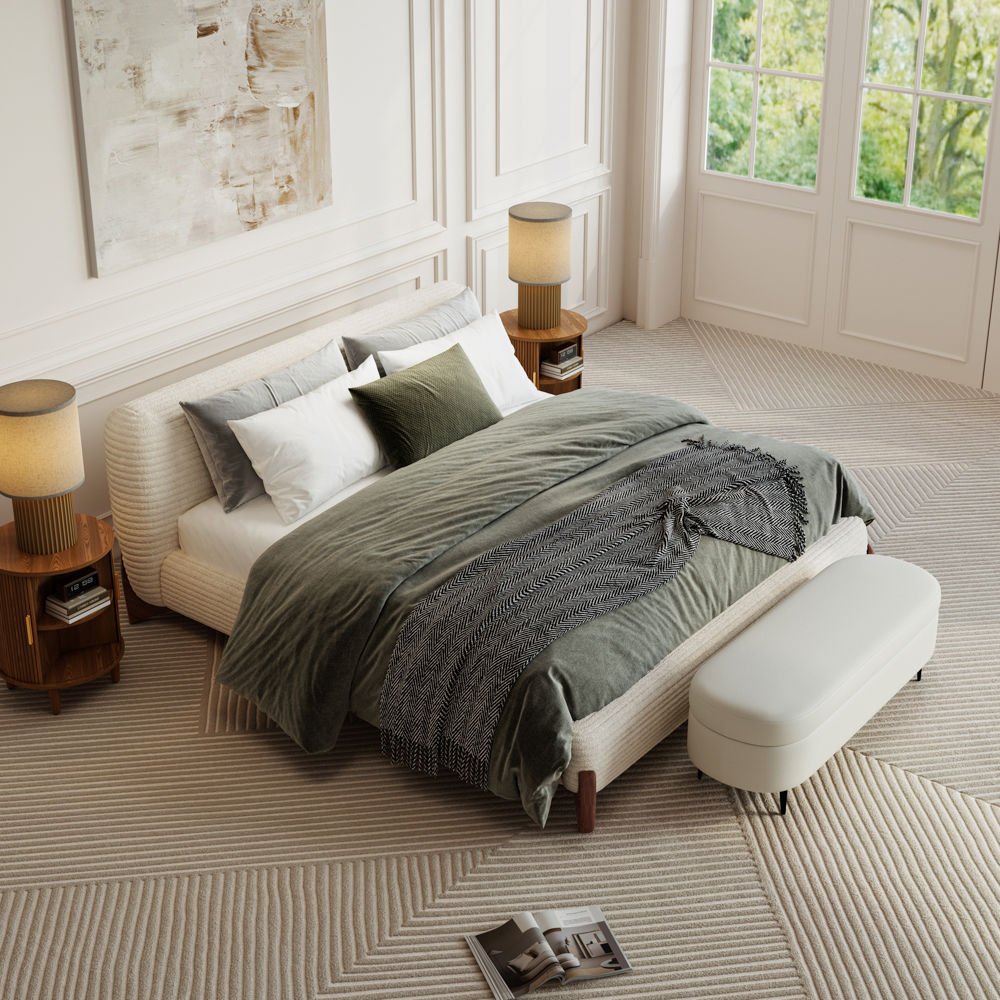 Lambra Upholstered Bed - Exclusivia