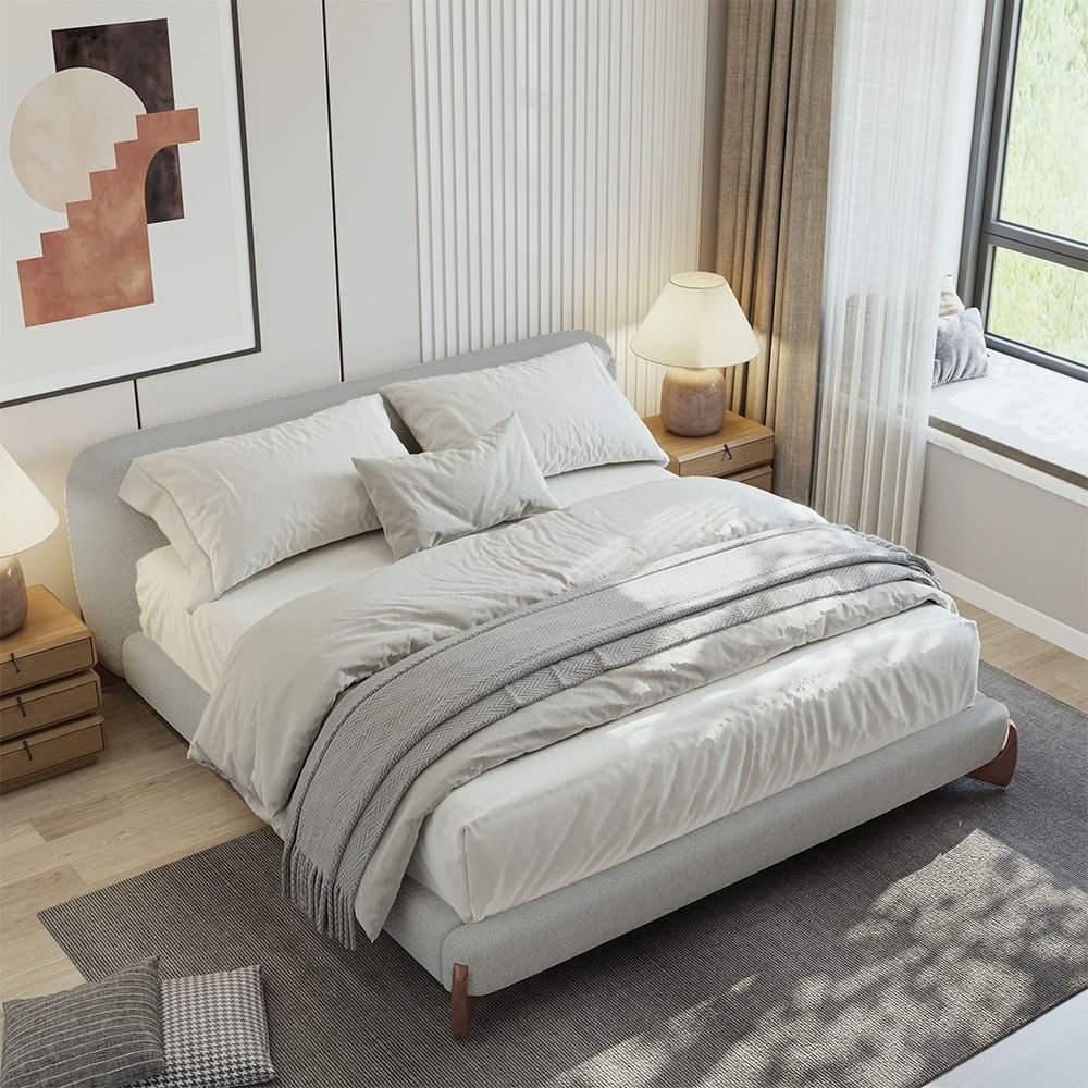 Lambra Upholstered Bed - Exclusivia