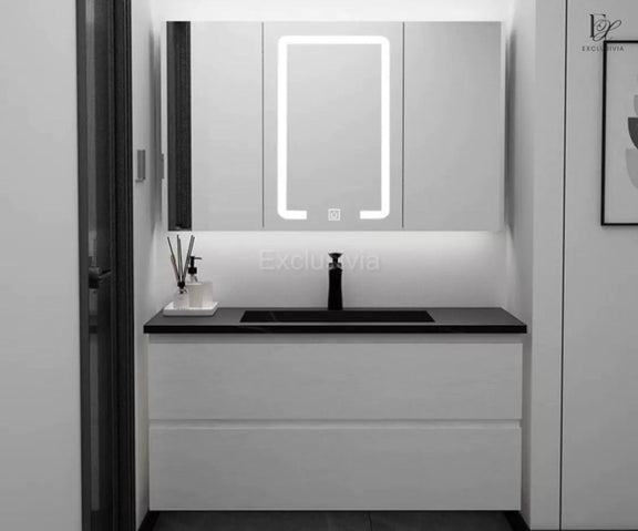 LARSL Toilet Vanity Cabinet Basin Bathroom - Exclusivia