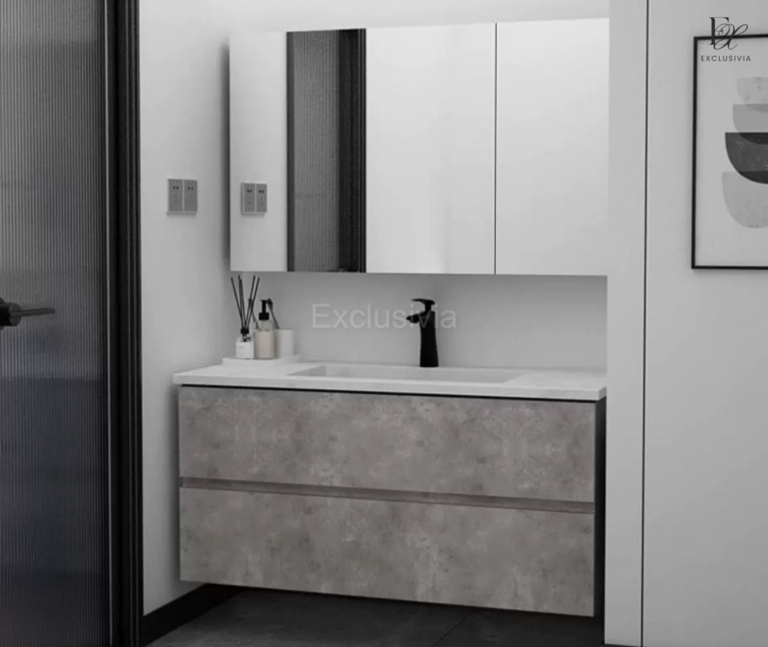 LARSL Toilet Vanity Cabinet Basin Bathroom - Exclusivia