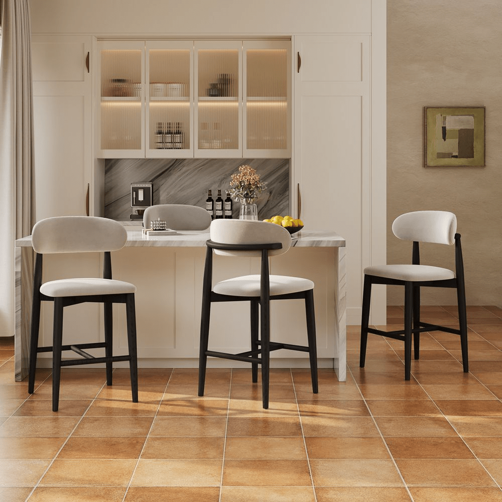 Lawson 61 cm Mid - Century Counter Stools — Set of 2 - Exclusivia