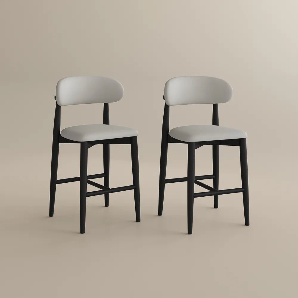 Lawson 61 cm Mid - Century Counter Stools — Set of 2 - Exclusivia