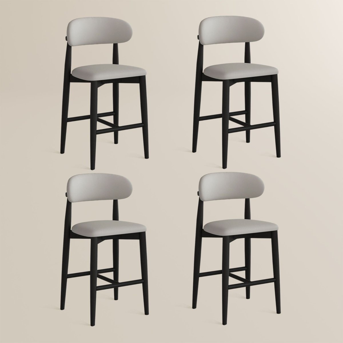 Lawson 61 cm Mid - Century Counter Stools — Set of 2 - Exclusivia