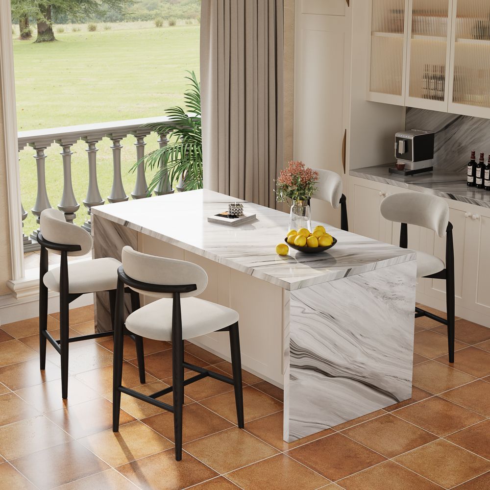 Lawson 61 cm Mid - Century Counter Stools — Set of 2 - Exclusivia