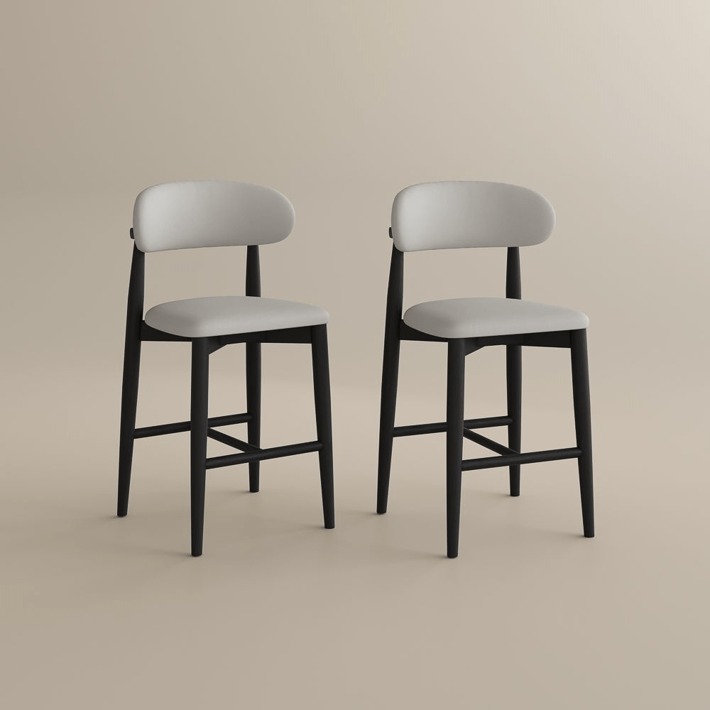 Lawson 61 cm Mid - Century Counter Stools — Set of 2 - Exclusivia