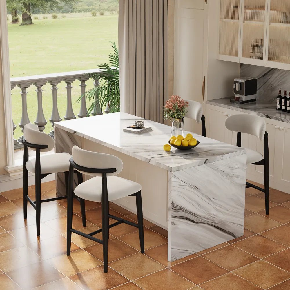 Lawson 61 cm Mid - Century Counter Stools — Set of 2 - Exclusivia