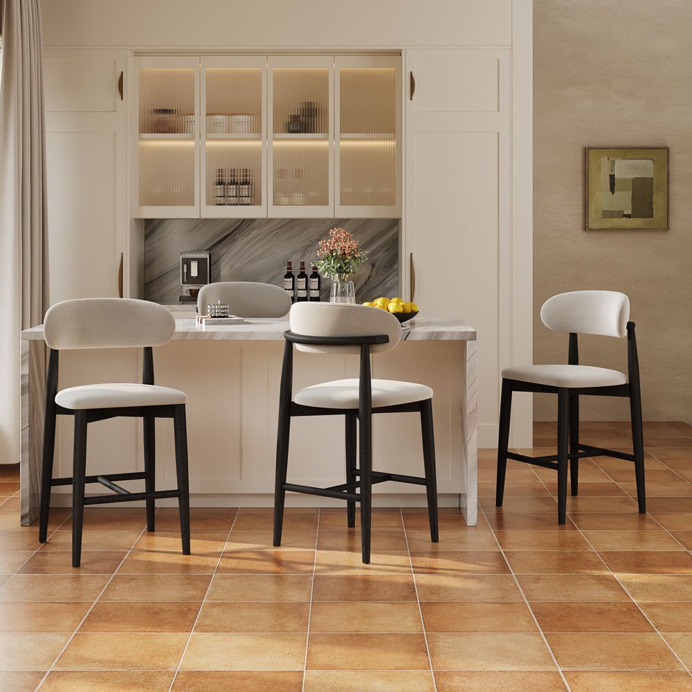 Lawson 61 cm Mid - Century Counter Stools — Set of 2 - Exclusivia