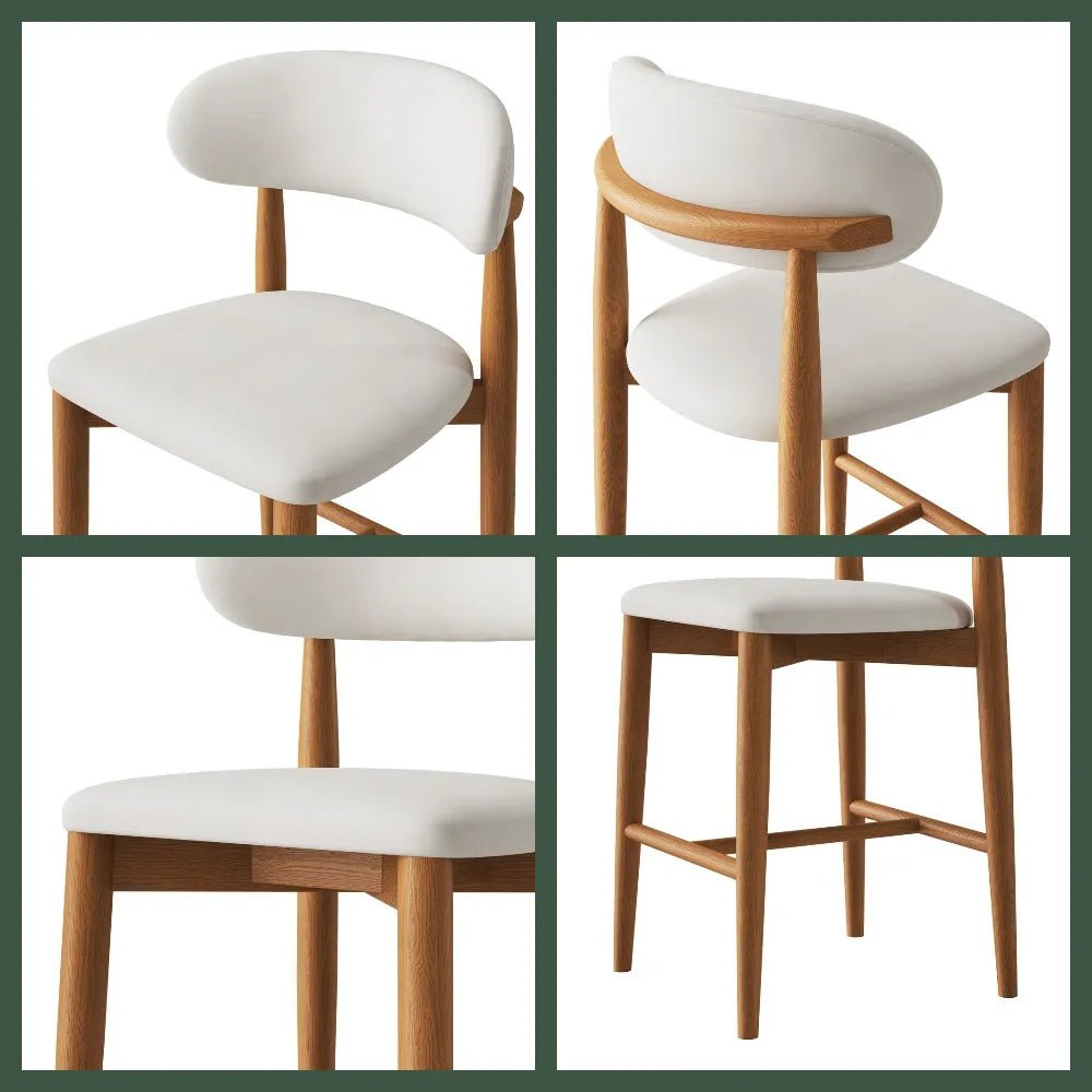 Lawson 61 cm Mid - Century Counter Stools — Set of 2 - Exclusivia