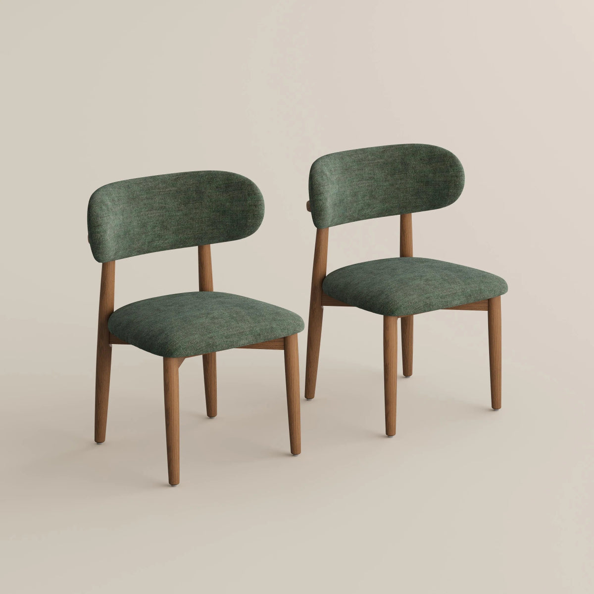 Lawson – Mid - Century Modern Dining Chair Set (2 pcs) - Exclusivia