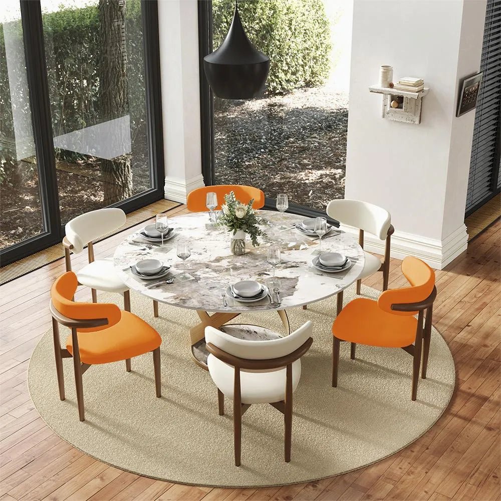 Lawson – Mid - Century Modern Dining Chair Set (2 pcs) - Exclusivia