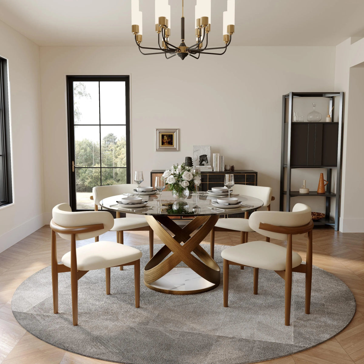 Lawson – Mid - Century Modern Dining Chair Set (2 pcs) - Exclusivia