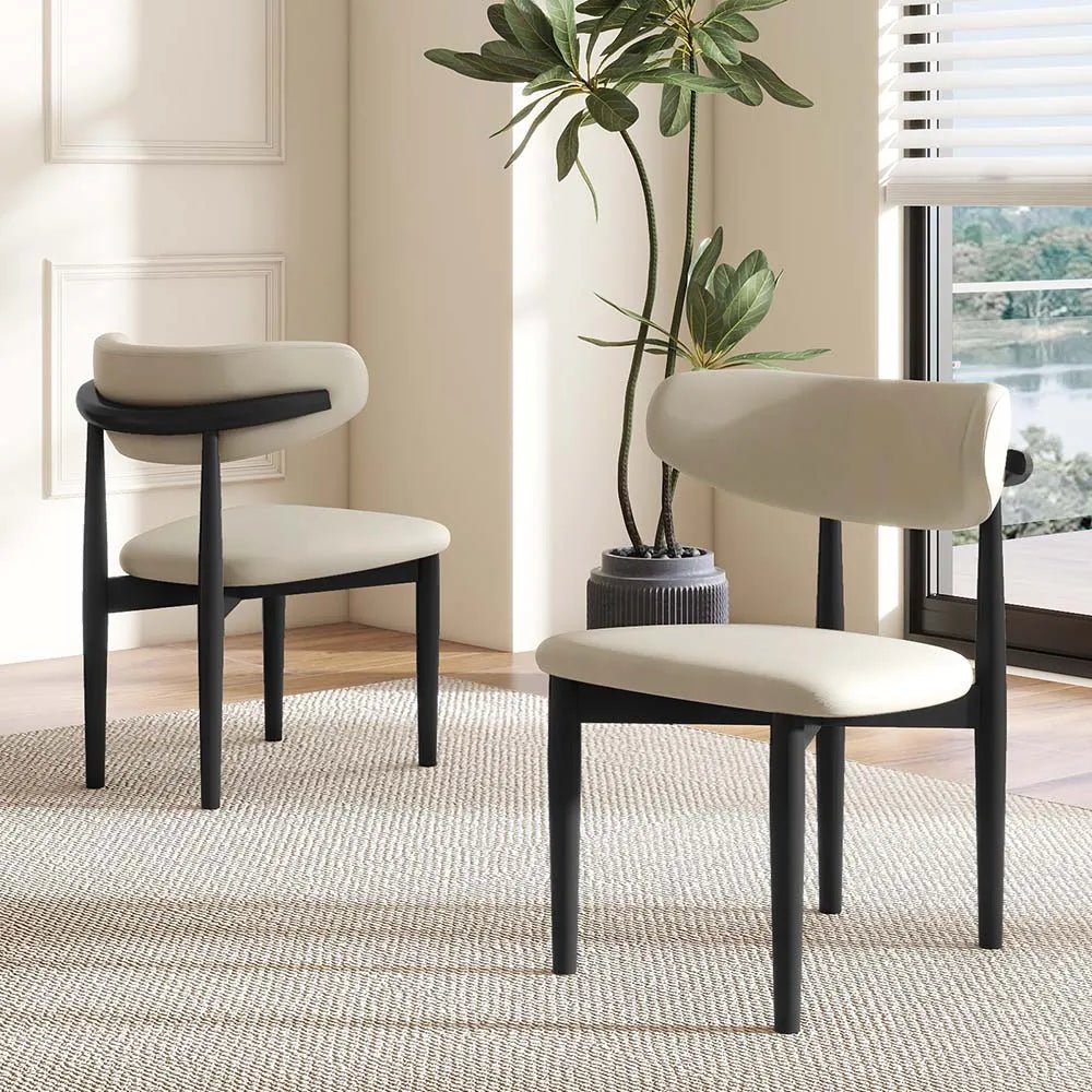 Lawson – Mid - Century Modern Dining Chair Set (2 pcs) - Exclusivia