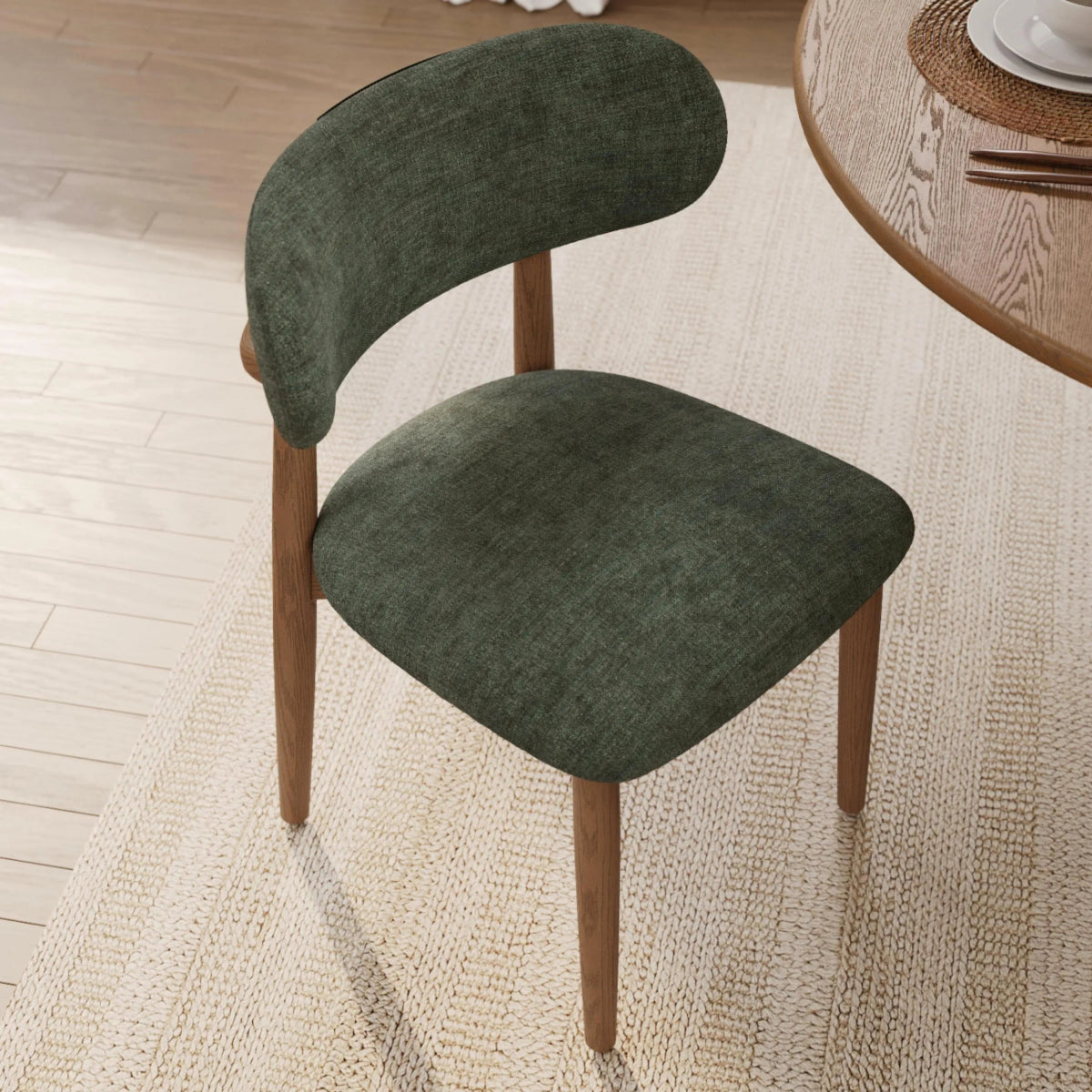 Lawson – Mid - Century Modern Dining Chair Set (2 pcs) - Exclusivia