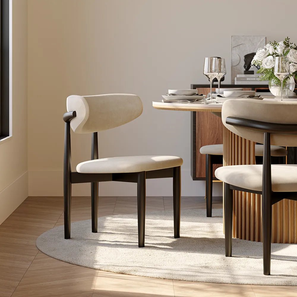 Lawson – Mid - Century Modern Dining Chair Set (2 pcs) - Exclusivia