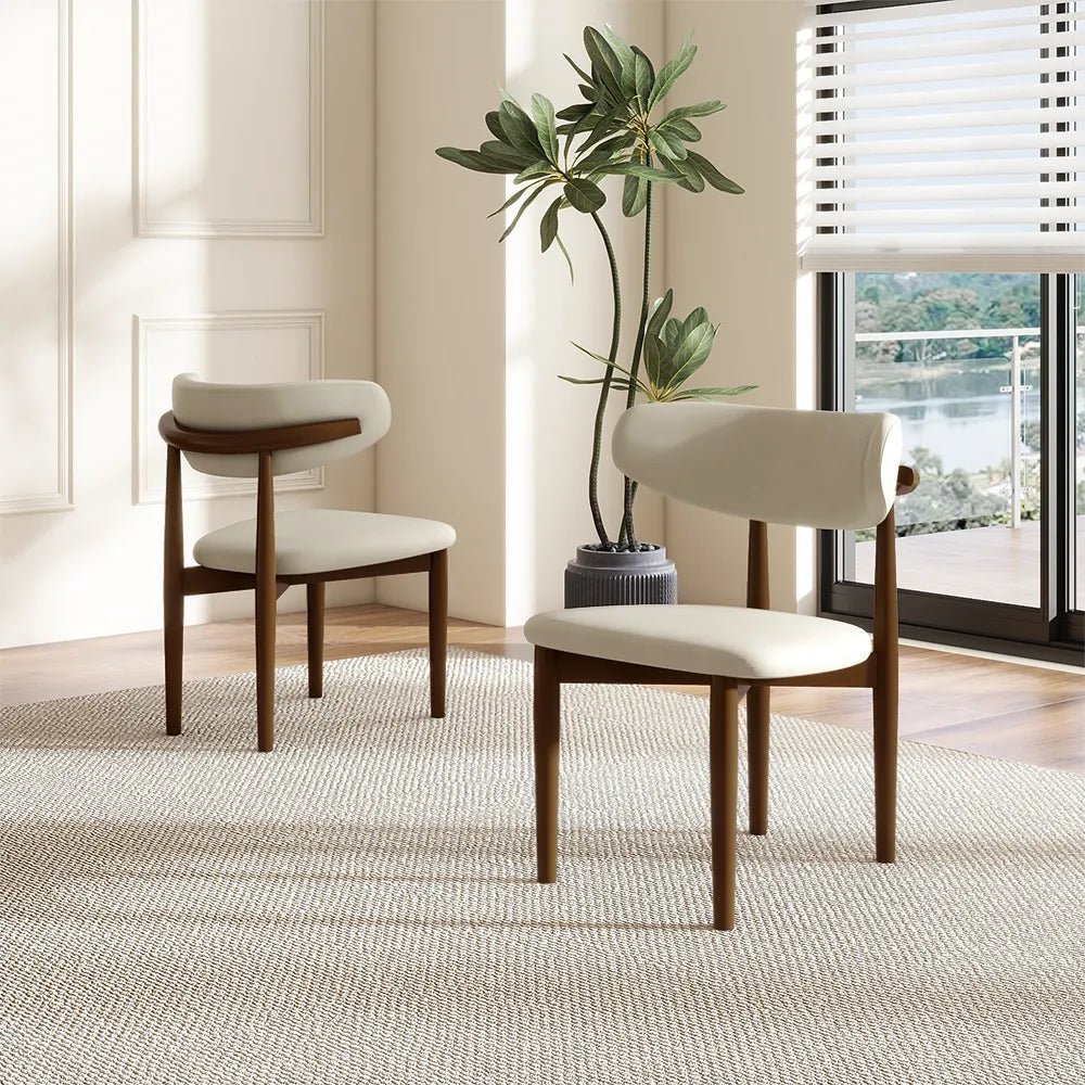 Lawson – Mid - Century Modern Dining Chair Set (2 pcs) - Exclusivia