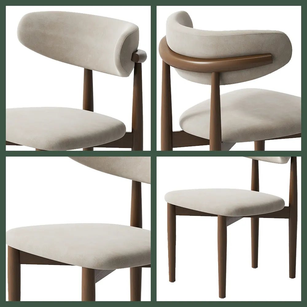 Lawson – Mid - Century Modern Dining Chair Set (2 pcs) - Exclusivia