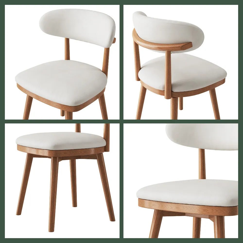 Lawson Mid - Century Swivel Dining Chairs – Set of 2 - Exclusivia