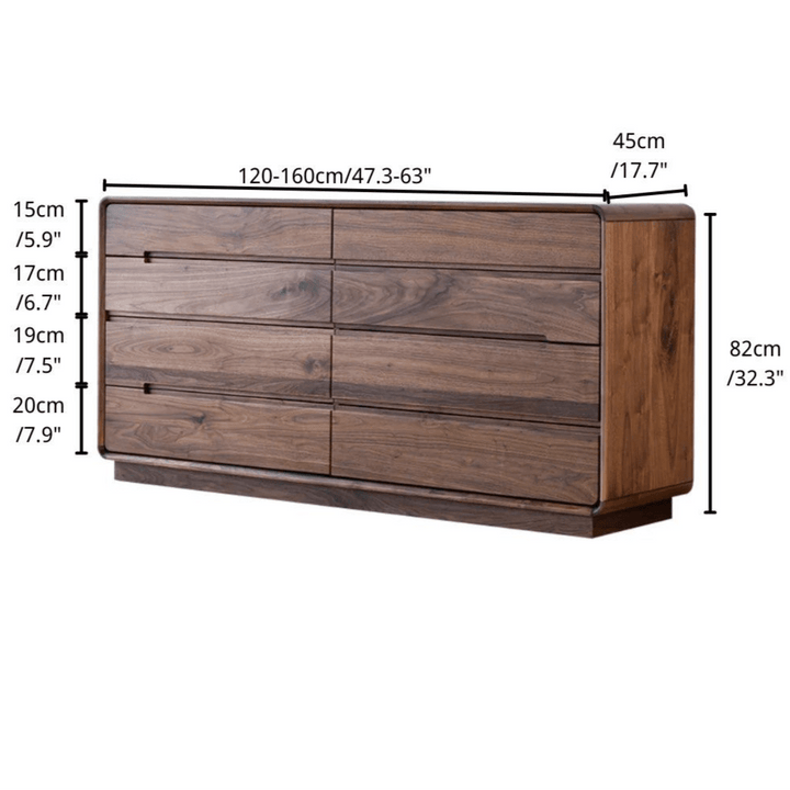 Leandro 8 Drawer Dresser - Exclusivia