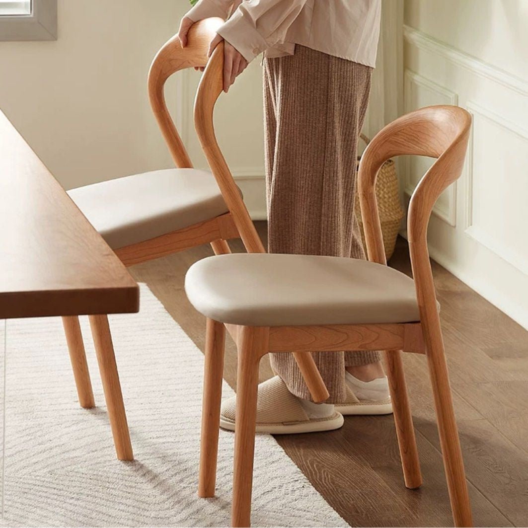 Leann Modern Solid Wood Dining Chair - Exclusivia