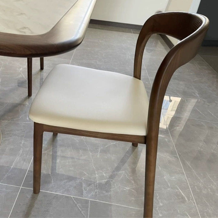 Leann Modern Solid Wood Dining Chair - Exclusivia