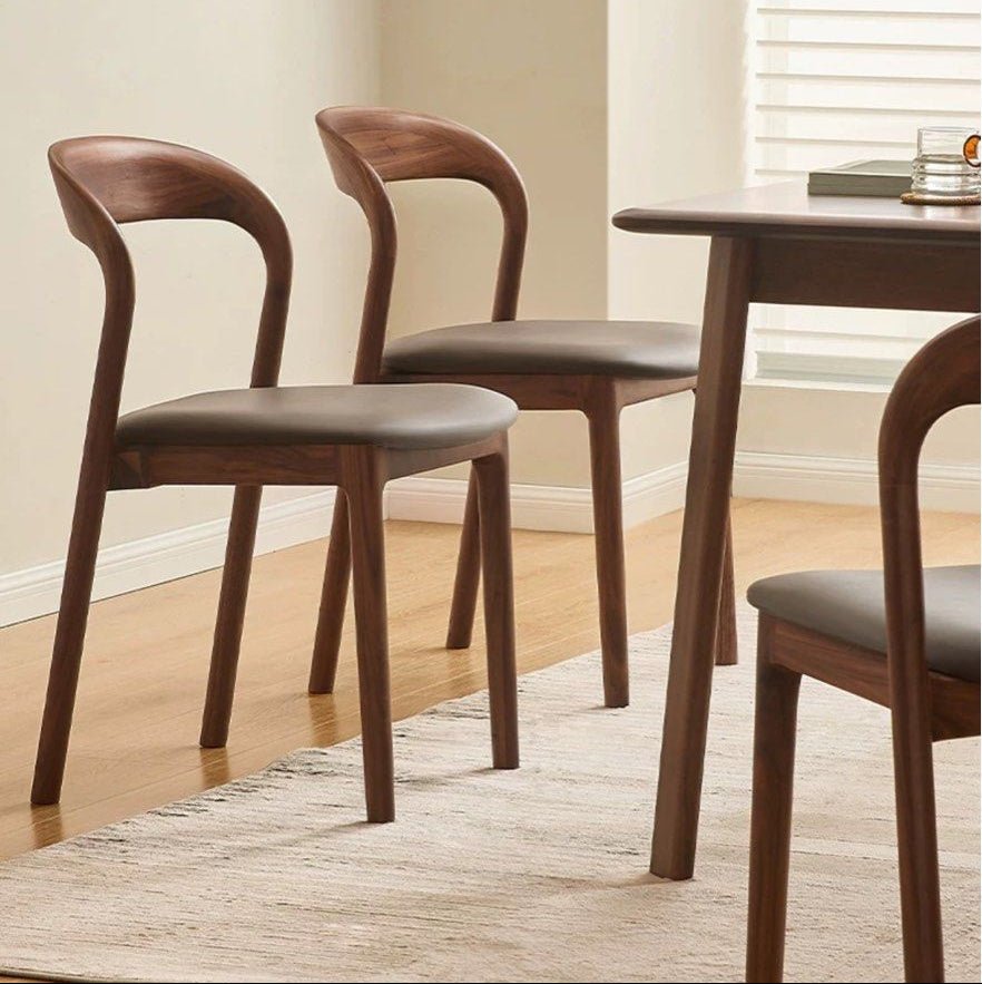 Leann Modern Solid Wood Dining Chair - Exclusivia