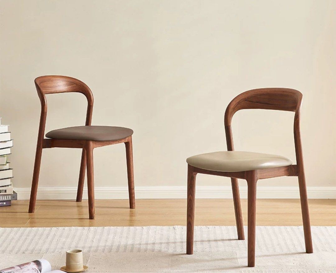 Leann Modern Solid Wood Dining Chair - Exclusivia