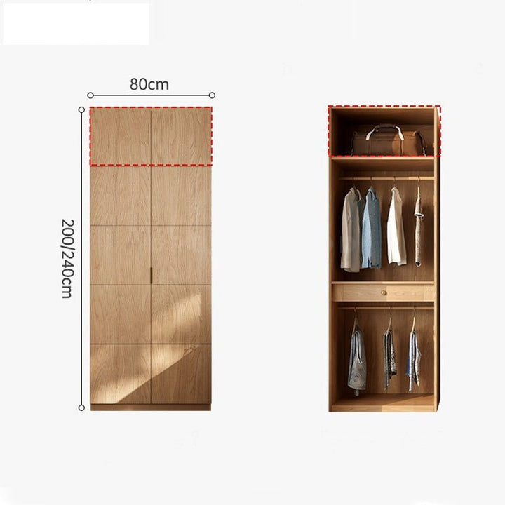 Leona Japandi Wardrobe - Exclusivia