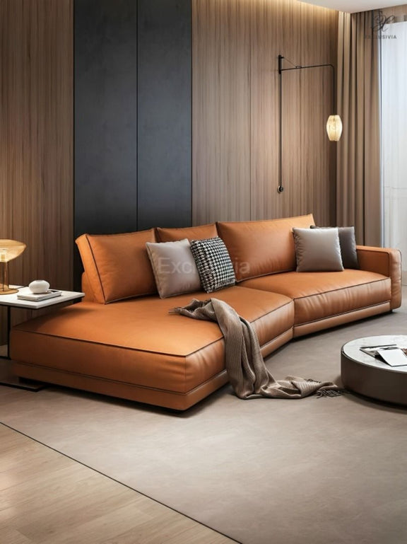 LIEF Modern Leather Sofa - Exclusivia