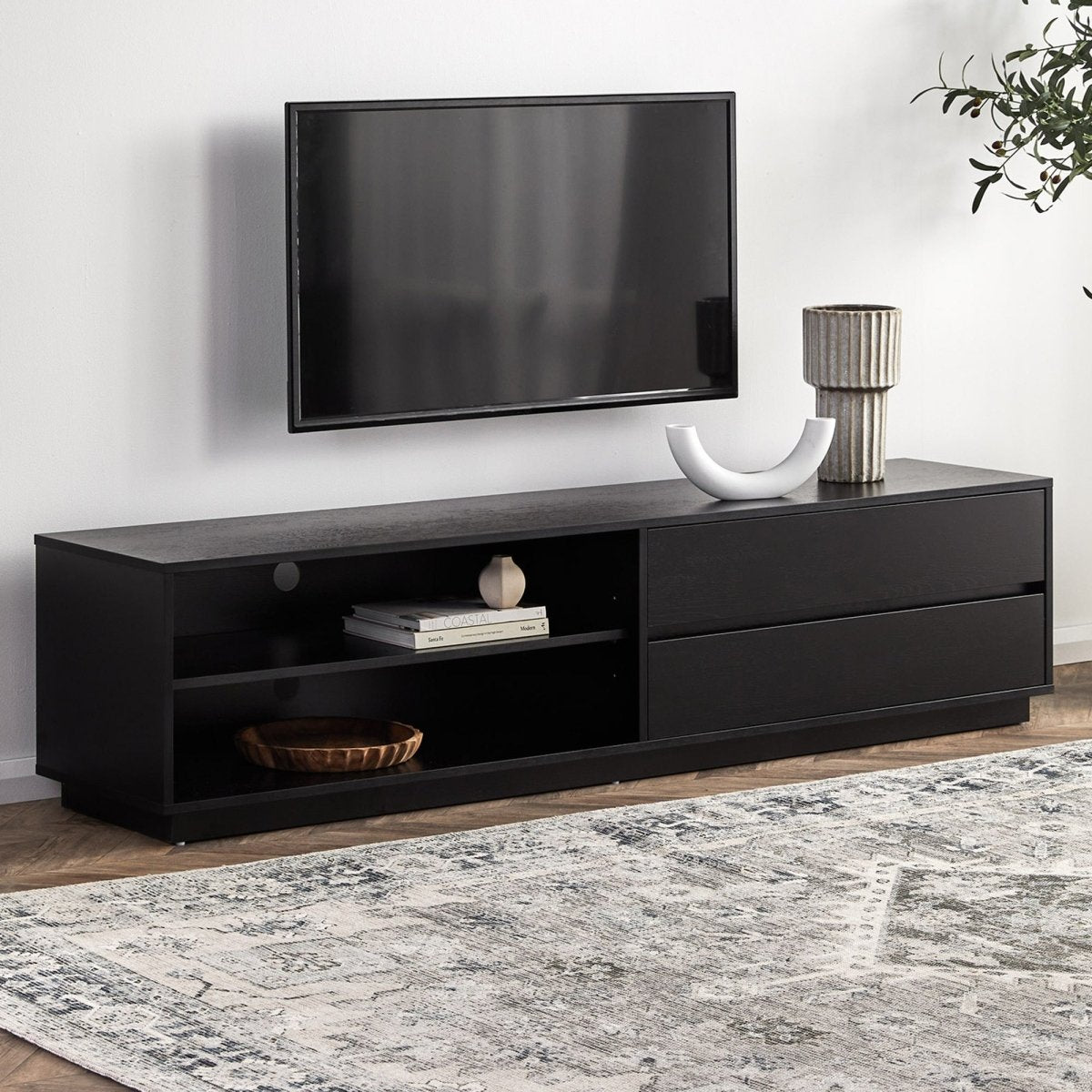 Linea Oak Media Console, 180 cm - Exclusivia