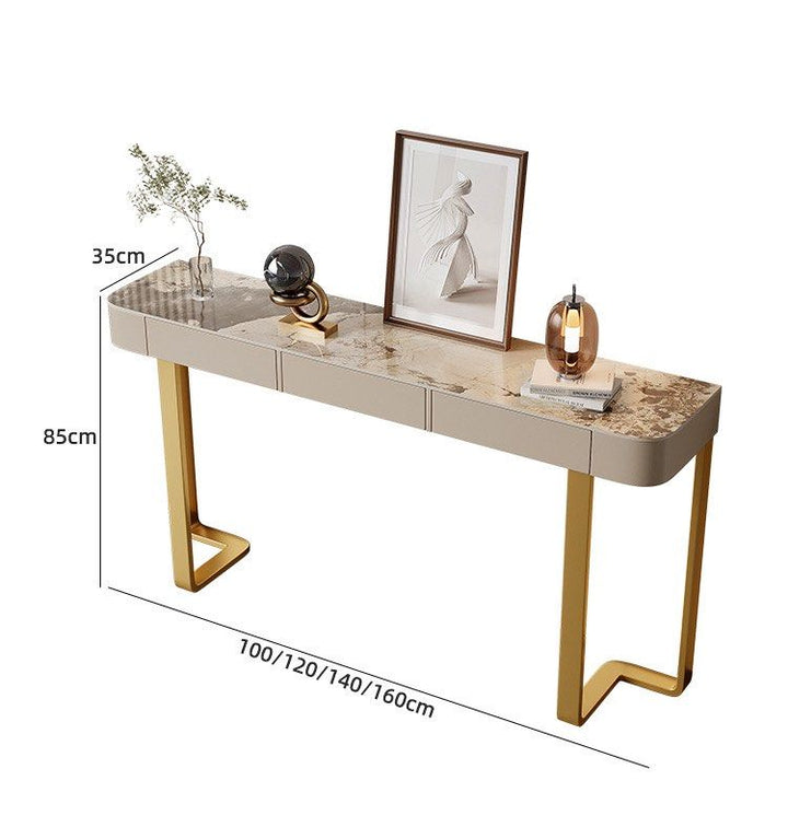 ZENITH Modern Sintered Stone Console Table