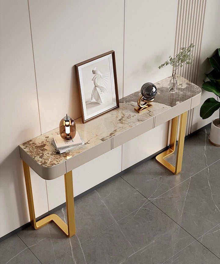 ZENITH Modern Sintered Stone Console Table